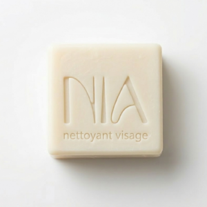 nettoyant visage carré blanc