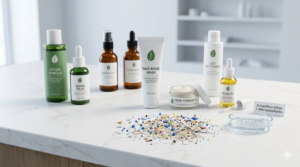 plastique produits de beauté