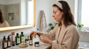 femme peau grasse